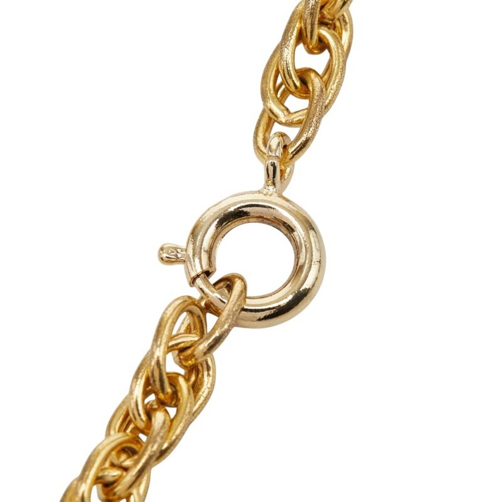 CHANEL Gold Logo Necklace - Picture 5 of 6